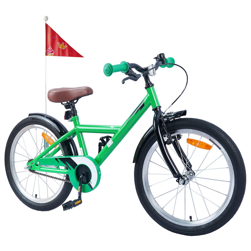 ギャラリービューアに画像をロードする, Vidaxl kinderfiets 20 inch voor 6-11 jaar oud groen