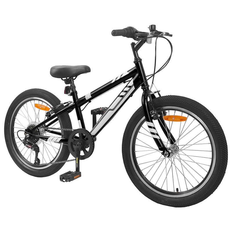 ギャラリービューアに画像をロードする, Vidaxl mountainbike 20 inch 6-speed voor 5-8 jaar oud zwart
