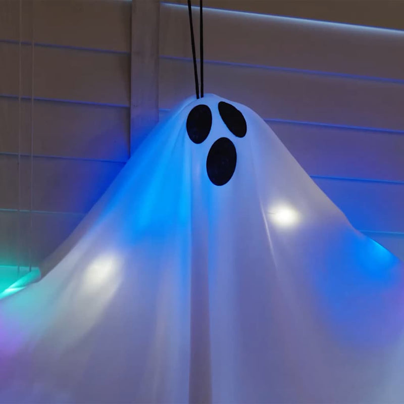 Chargez l'image dans la visionneuse de la galerie, Vidaxl halloween hangende spook 3 pcs wit 52 x 62 cm polyester
