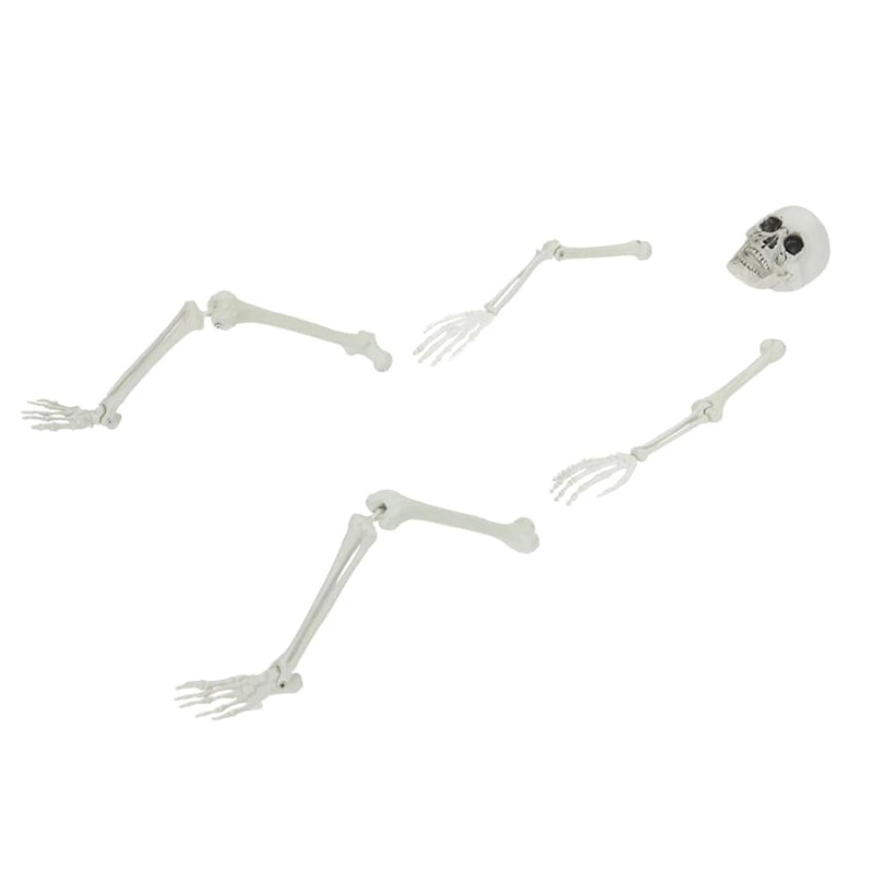 Chargez l'image dans la visionneuse de la galerie, Vidaxl halloween skelet wit 45,5 x 13 cm kunststof