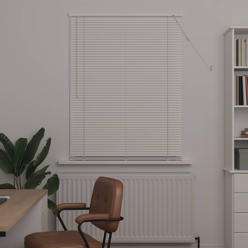 ギャラリービューアに画像をロードする, Vidaxl venetiaanse blind verstelbaar wit 150 x 100 cm pvc