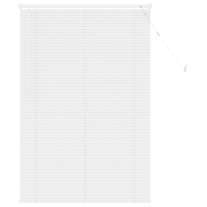 ギャラリービューアに画像をロードする, Vidaxl venetiaanse blind verstelbaar wit 150 x 100 cm pvc