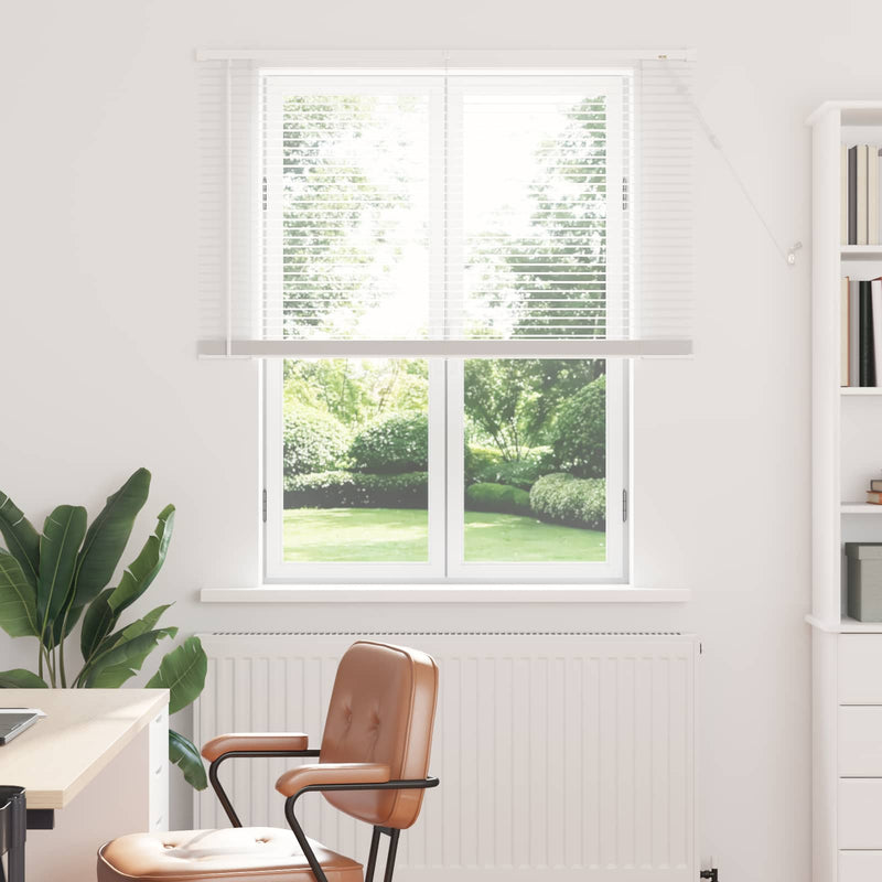 ギャラリービューアに画像をロードする, Vidaxl venetiaanse blind verstelbaar wit 150 x 110 cm pvc