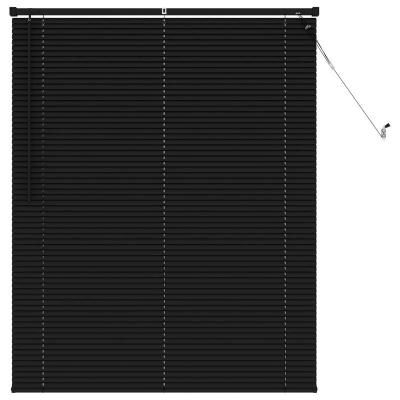 Chargez l'image dans la visionneuse de la galerie, Vidaxl venetiaanse blind verstelbaar zwart 150 x 110 cm pvc