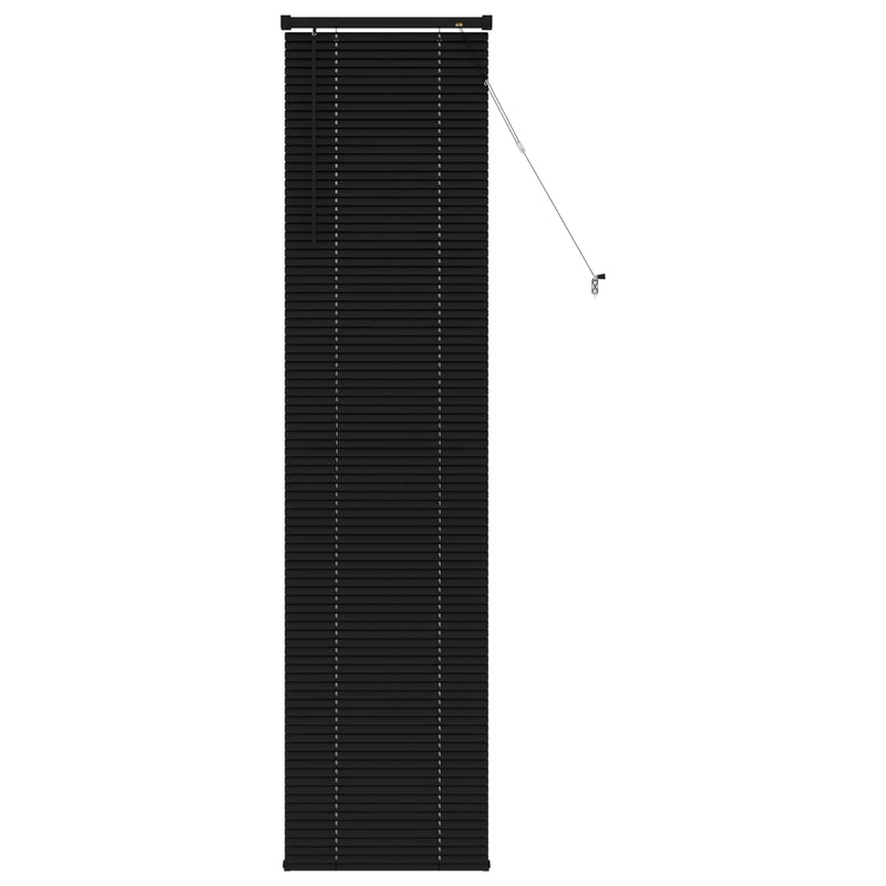 Chargez l'image dans la visionneuse de la galerie, Vidaxl venetiaanse blind verstelbaar zwart 213 x 60 cm pvc