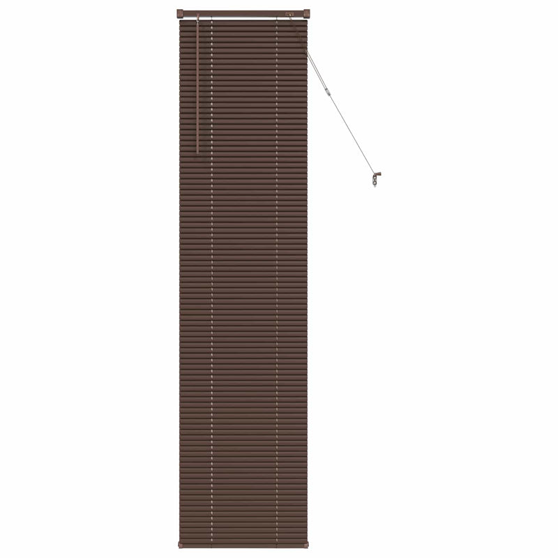 ギャラリービューアに画像をロードする, Vidaxl venetiaanse blind donkerbruin met patroon 213 x 40 cm pvc
