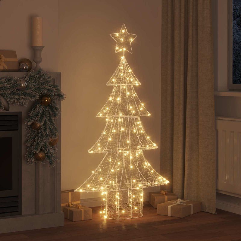 ギャラリービューアに画像をロードする, Vidaxl kerstboom met 160 led warmwit 150 cm acryl