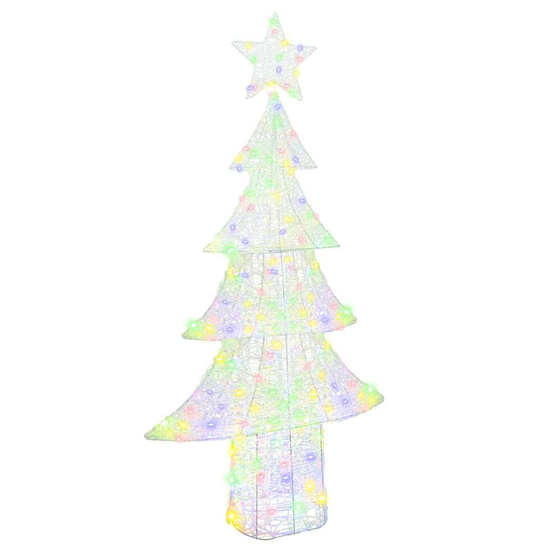 ギャラリービューアに画像をロードする, Vidaxl kerstboom met 240 led multikleur 180 cm acryl