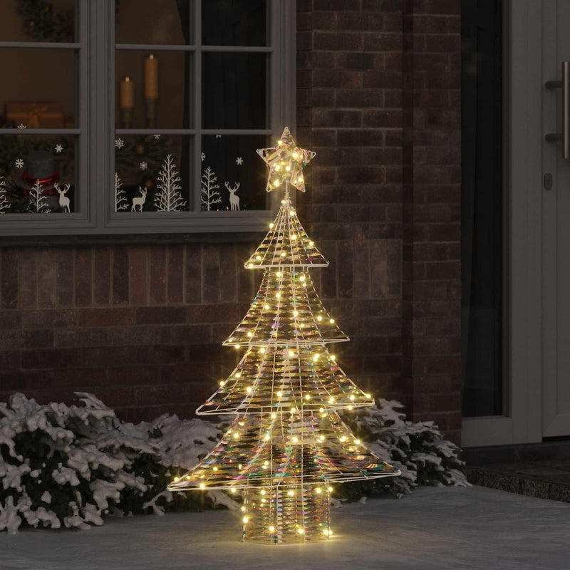 ギャラリービューアに画像をロードする, Vidaxl kerstboom met 120 led warmwit 120,5 cm pet