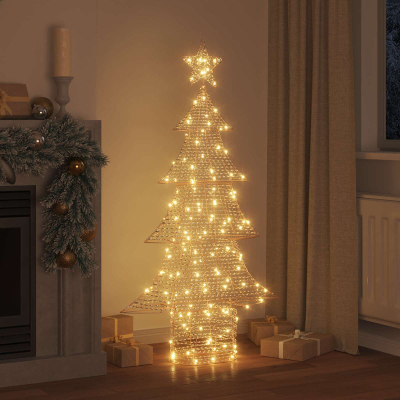 Chargez l'image dans la visionneuse de la galerie, Vidaxl kerstboom met 160 led warmwit 151 cm pet