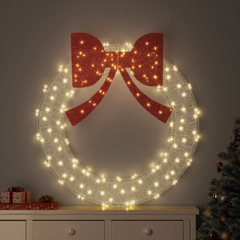 Chargez l'image dans la visionneuse de la galerie, Vidaxl krans met 150 led warmwit 120 cm acryl