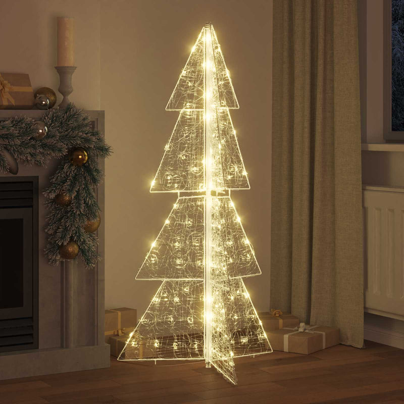 ギャラリービューアに画像をロードする, Vidaxl kerstboom met 160 led warmwit 150 cm acryl