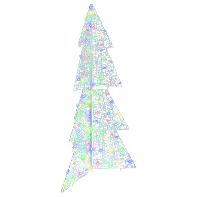 ギャラリービューアに画像をロードする, Vidaxl kerstboom met 160 led multikleur 150 cm acryl