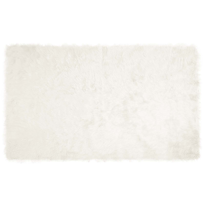 Chargez l'image dans la visionneuse de la galerie, Vidaxl nep schapenvacht tapijt tafalla wit 100 x 200 cm polyester