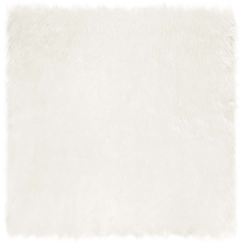 Chargez l'image dans la visionneuse de la galerie, Vidaxl nep schapenvacht tapijt tafalla wit 240 x 240 cm polyester