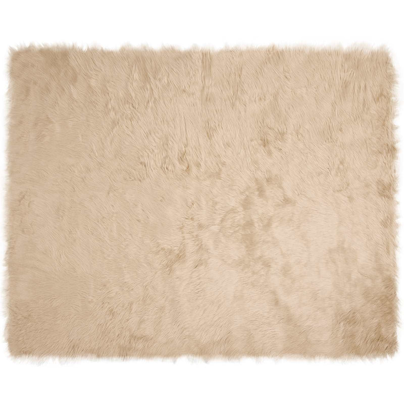 Afbeelding laden in galerijviewer, Vidaxl nep schapenvacht tapijt tafalla beige 200 x 280 cm polyester