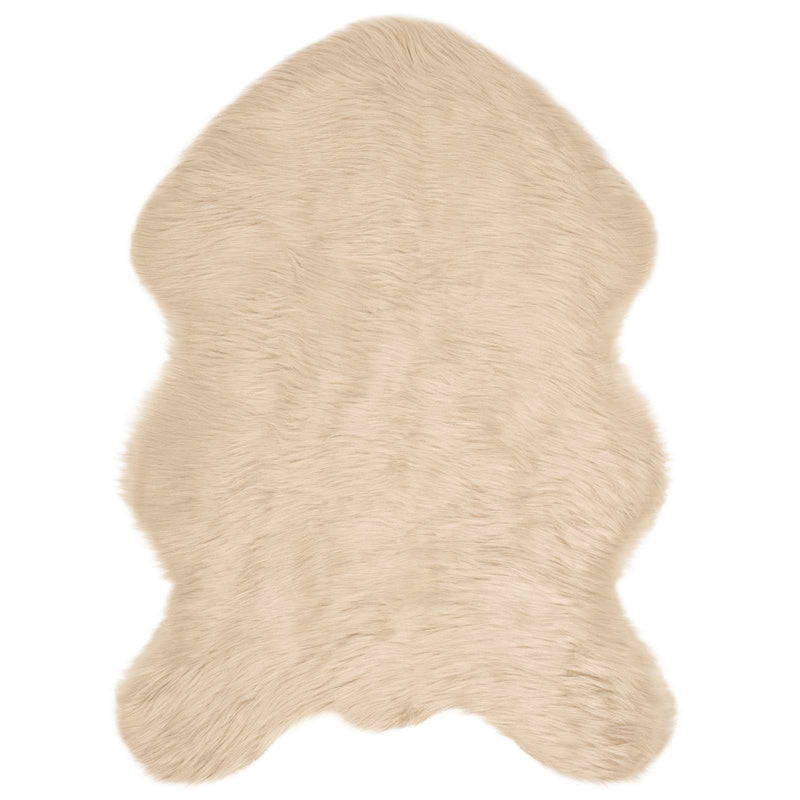 Afbeelding laden in galerijviewer, Vidaxl nep schapenvacht tapijt tafalla beige 60 x 90 cm polyester