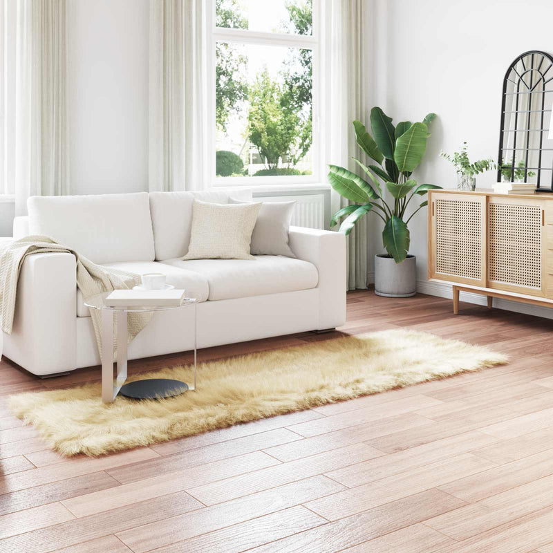 Afbeelding laden in galerijviewer, Vidaxl nep schapenvacht tapijt tafalla crème 80 x 250 cm polyester