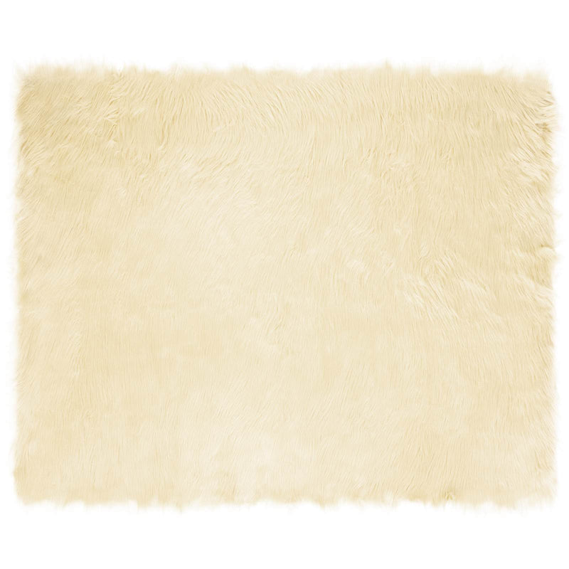 Chargez l'image dans la visionneuse de la galerie, Vidaxl nep schapenvacht tapijt tafalla crème 200 x 280 cm polyester