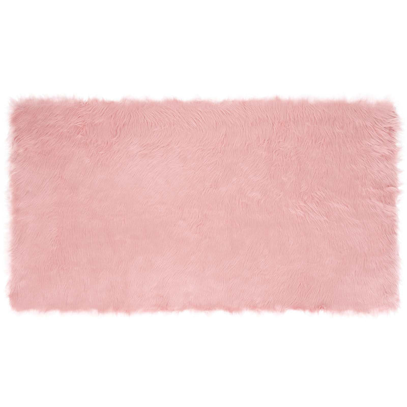 Chargez l'image dans la visionneuse de la galerie, Vidaxl nep schapenvacht tapijt tafalla roze 60 x 110 cm polyester