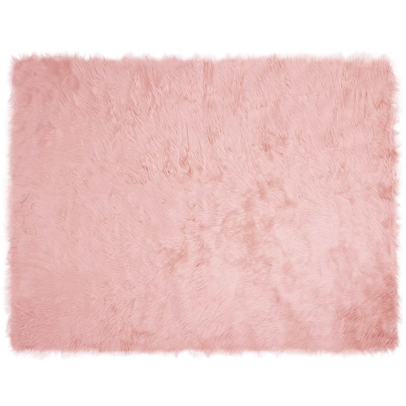 Chargez l'image dans la visionneuse de la galerie, Vidaxl nep schapenvacht tapijt tafalla roze 240 x 340 cm polyester