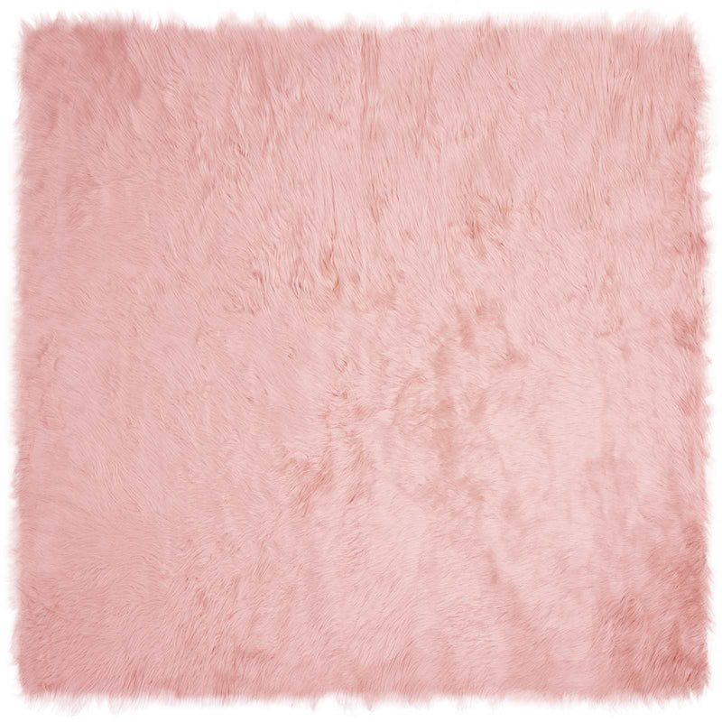 ギャラリービューアに画像をロードする, Vidaxl nep schapenvacht tapijt tafalla roze 160 x 160 cm polyester