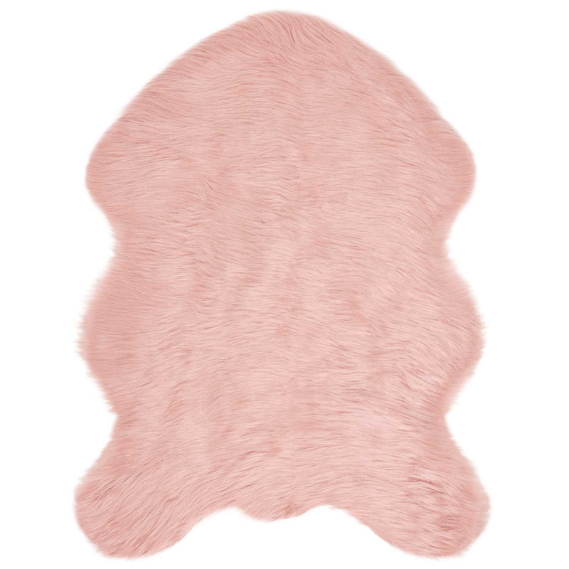 Chargez l'image dans la visionneuse de la galerie, Vidaxl nep schapenvacht tapijt tafalla roze 80 x 120 cm polyester