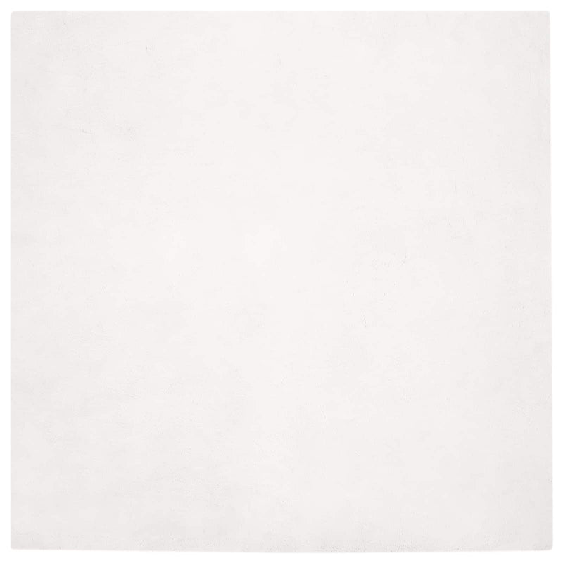 Chargez l'image dans la visionneuse de la galerie, Vidaxl nep konijnenbont tapijt olite wit 160 x 160 cm polyester