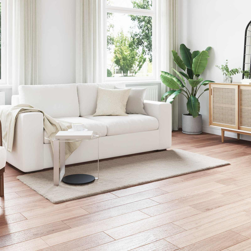 Afbeelding laden in galerijviewer, Vidaxl nep konijnenbont tapijt olite beige 80 x 200 cm polyester