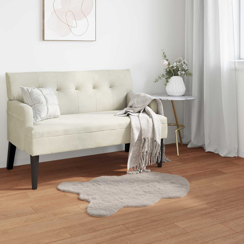 ギャラリービューアに画像をロードする, Vidaxl nep konijnenbont tapijt olite beige 80 x 120 cm polyester