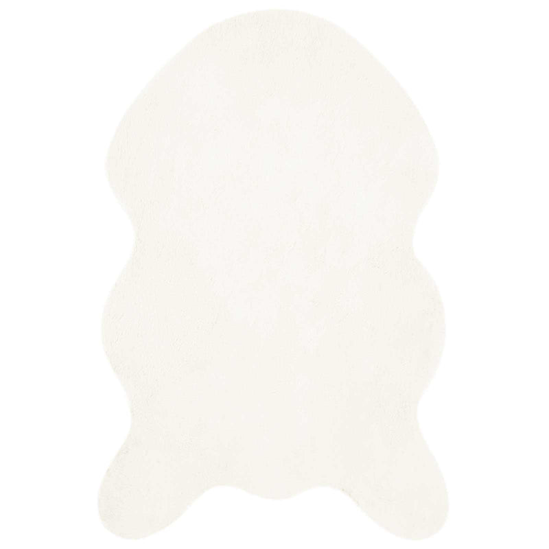 ギャラリービューアに画像をロードする, Vidaxl nep konijnenbont tapijt olite crème 50 x 80 cm polyester