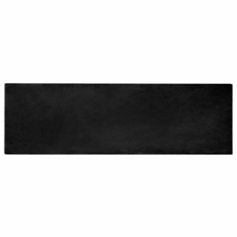 Afbeelding laden in galerijviewer, Vidaxl nep konijnenbont tapijt olite zwart 80 x 250 cm polyester