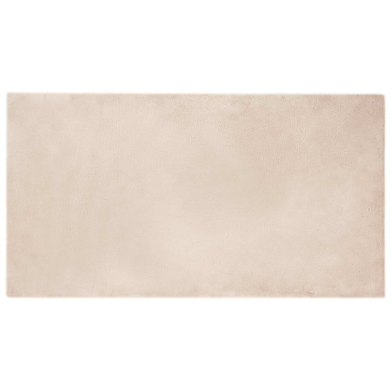 Afbeelding laden in galerijviewer, Vidaxl nep konijnenbont tapijt olite taupe 80 x 150 cm polyester