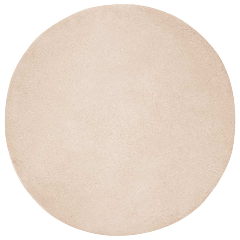 ギャラリービューアに画像をロードする, Vidaxl nep konijnenbont tapijt olite taupe ø 200 cm polyester