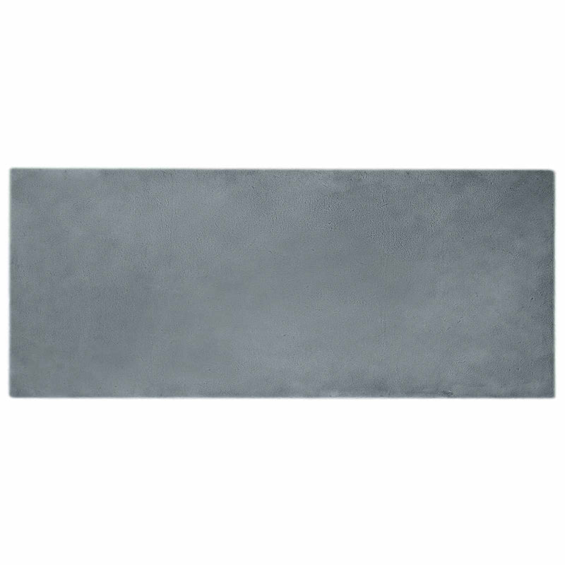 ギャラリービューアに画像をロードする, Vidaxl nep konijnenbont tapijt olite antraciet 80 x 200 cm polyester