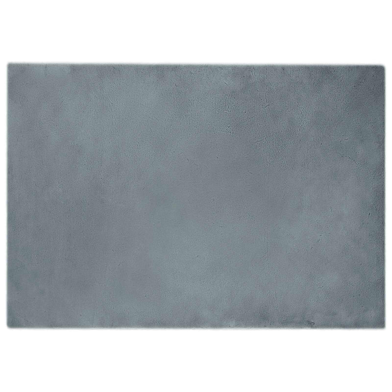 ギャラリービューアに画像をロードする, Vidaxl nep konijnenbont tapijt olite antraciet 120 x 170 cm polyester