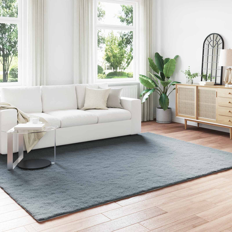 ギャラリービューアに画像をロードする, Vidaxl nep konijnenbont tapijt olite antraciet 240 x 340 cm polyester