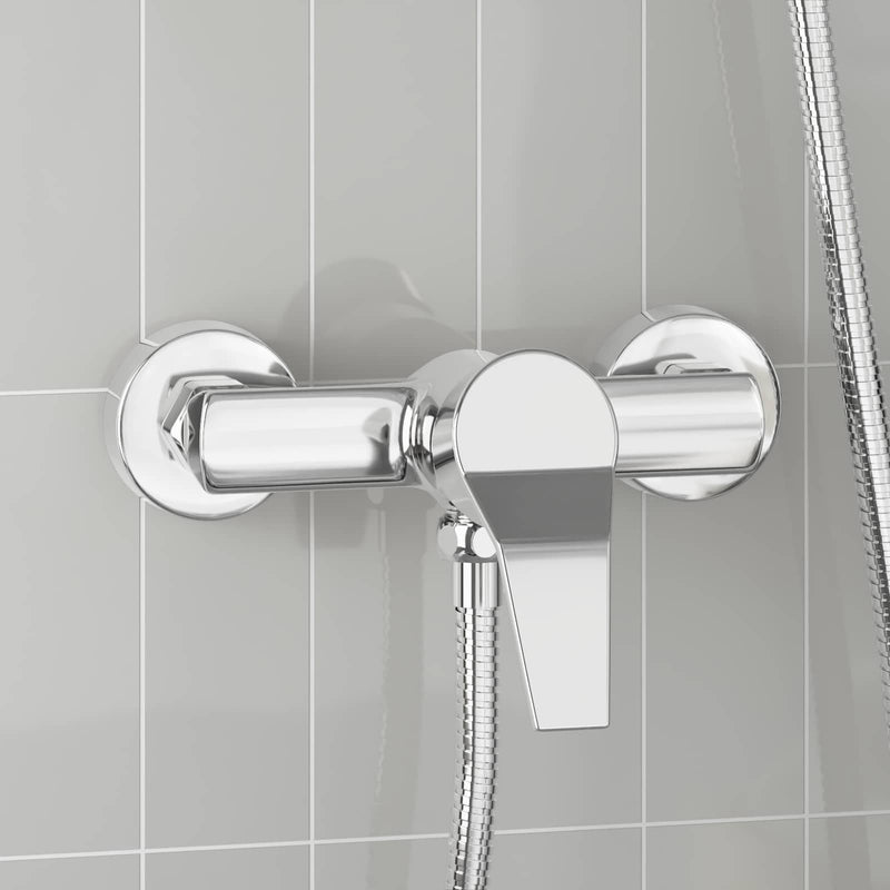 Afbeelding laden in galerijviewer, Vidaxl douchemengkraan chroom g 1 2 inch messing