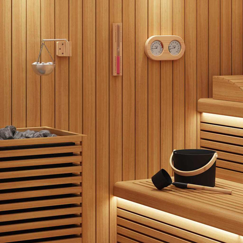 Chargez l'image dans la visionneuse de la galerie, Vidaxl sauna accessoire set 5 pcs zwart