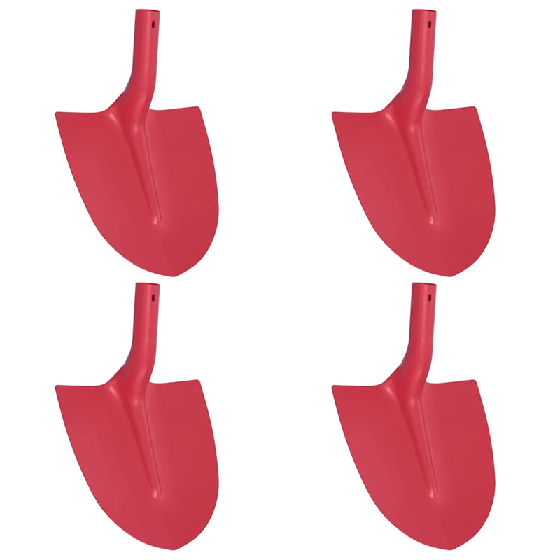 Afbeelding laden in galerijviewer, Vidaxl schep hoofd 4 pcs rood 39,5 x 27,5 cm gepoedercoat staal