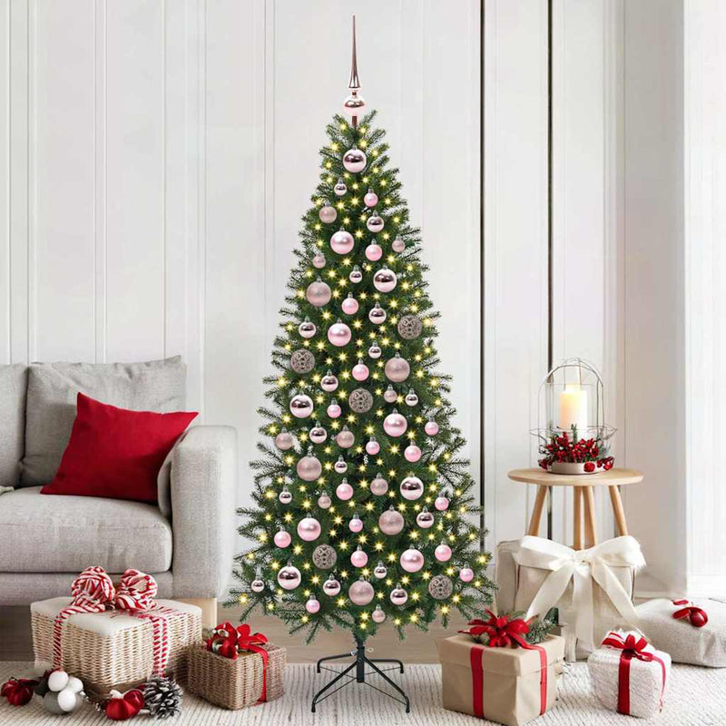 ギャラリービューアに画像をロードする, Vidaxl kerstbal set met 300 led 120 pcs roze kunststof
