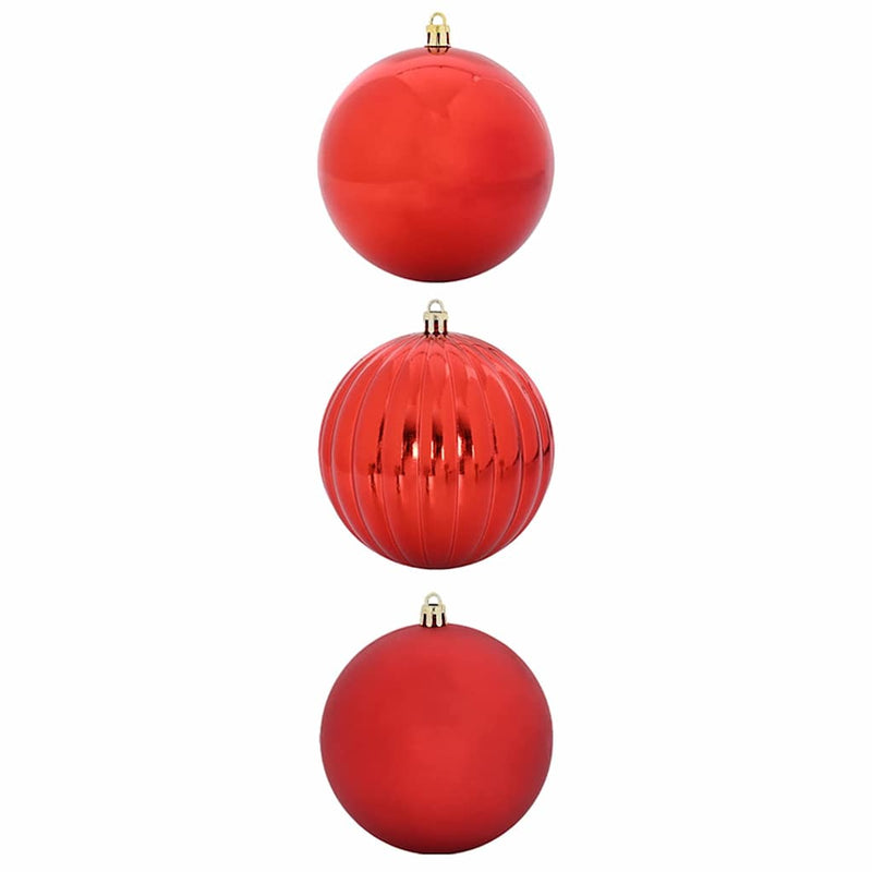 Chargez l'image dans la visionneuse de la galerie, Vidaxl kerstbal set xxl 3 pcs rood kunststof