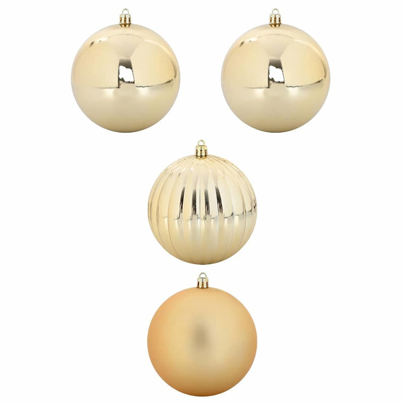 Afbeelding laden in galerijviewer, Vidaxl kerstbal set xxl 4 pcs goud kunststof