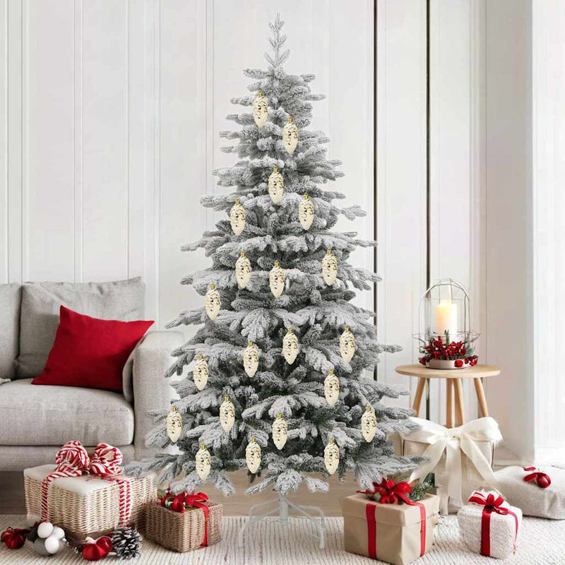 Afbeelding laden in galerijviewer, Vidaxl kerstdennenappeltje 40 pcs goud kunststof