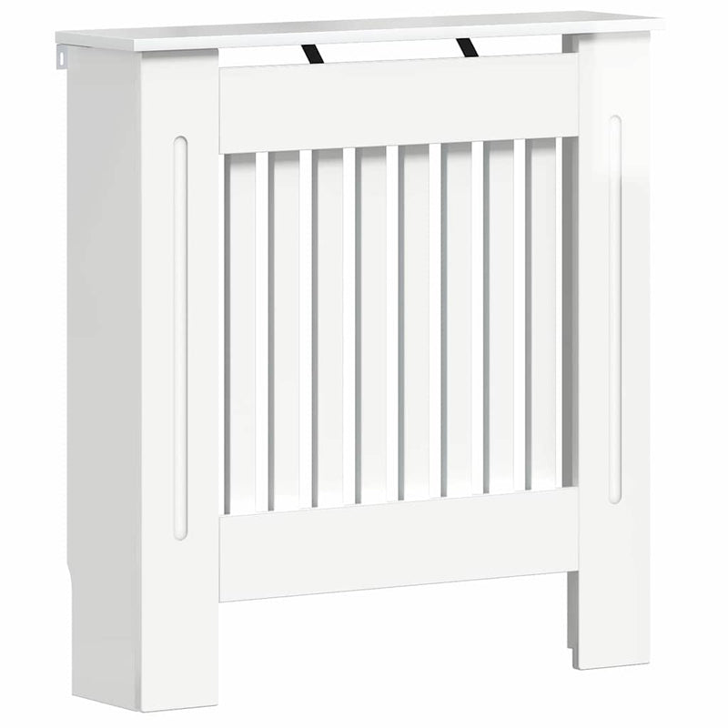 ギャラリービューアに画像をロードする, Vidaxl radiatorafdekking hoogglans wit 78 x 19 x 81,5 cm bewerkt hout