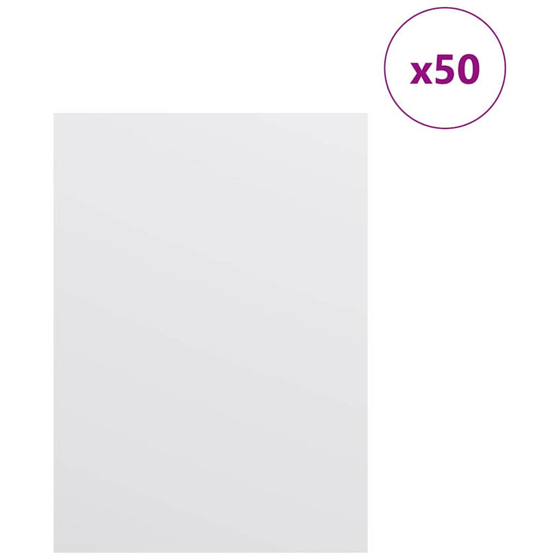 Chargez l'image dans la visionneuse de la galerie, Vidaxl decorpanelen 50 pcs wit 15 x 21 x 0.27 cm bewerkt hout