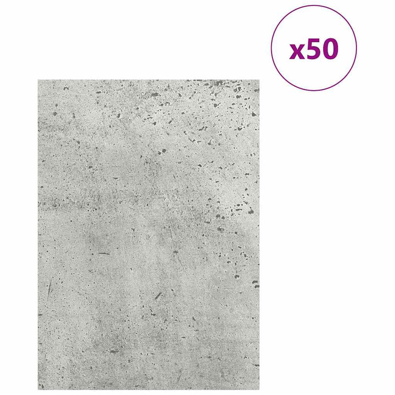 Chargez l'image dans la visionneuse de la galerie, Vidaxl decorpanelen 50 pcs beton grijs 15 x 21 x 0.27 cm bewerkt hout