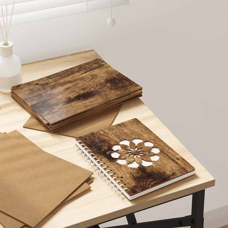 ギャラリービューアに画像をロードする, Vidaxl decorpanelen 50 pcs gerookt eiken 21 x 30 x 0,27 cm