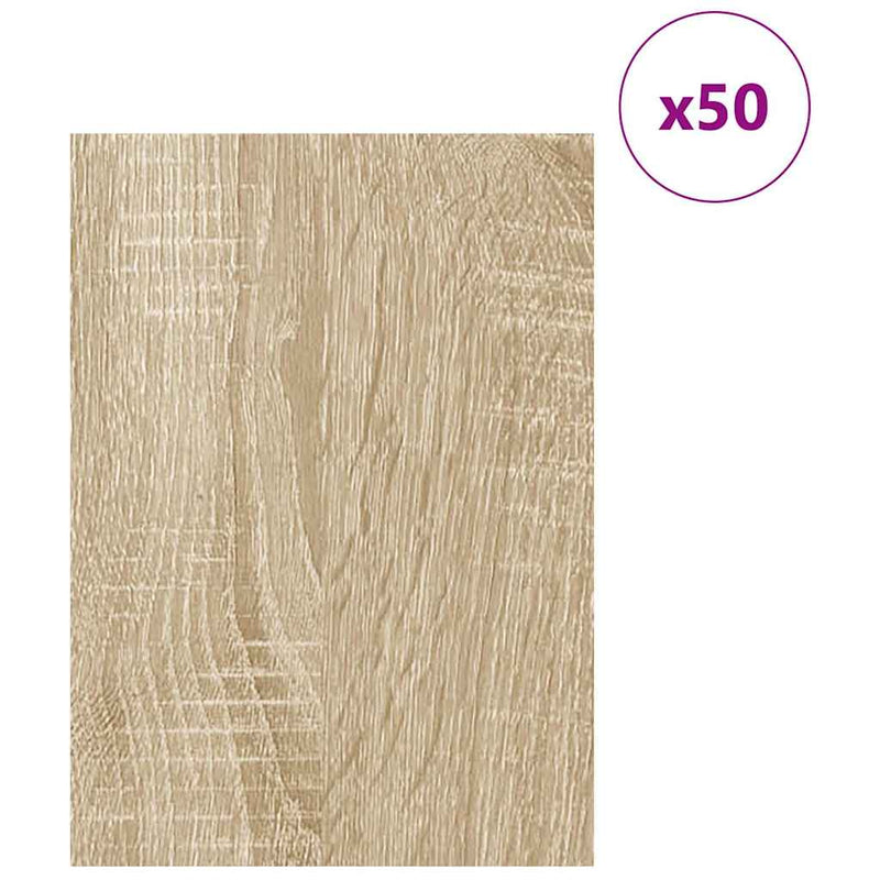 ギャラリービューアに画像をロードする, Vidaxl decorpanelen 50 pcs sonoma eiken 30 x 42 x 0.27 cm bewerkt hout