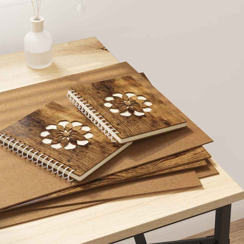 ギャラリービューアに画像をロードする, Vidaxl decorpanelen 50 pcs gerookt eiken 30 x 42 x 0.27 cm